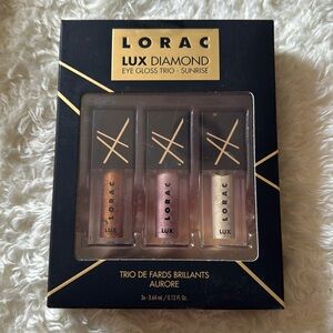 LORAC LUX Diamond Eye Gloss Trio Sunrise~BNIB